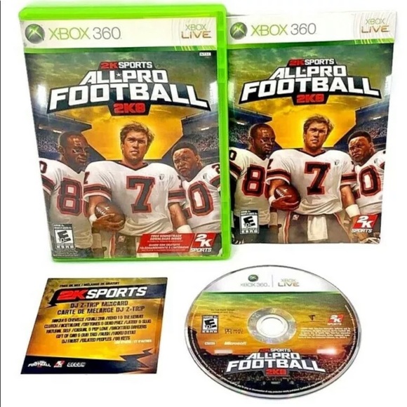 2K Sports All-Pro Football 2K8 Microsoft Xbox 360 Year 2007 Complete CIB Tested - Picture 6 of 12